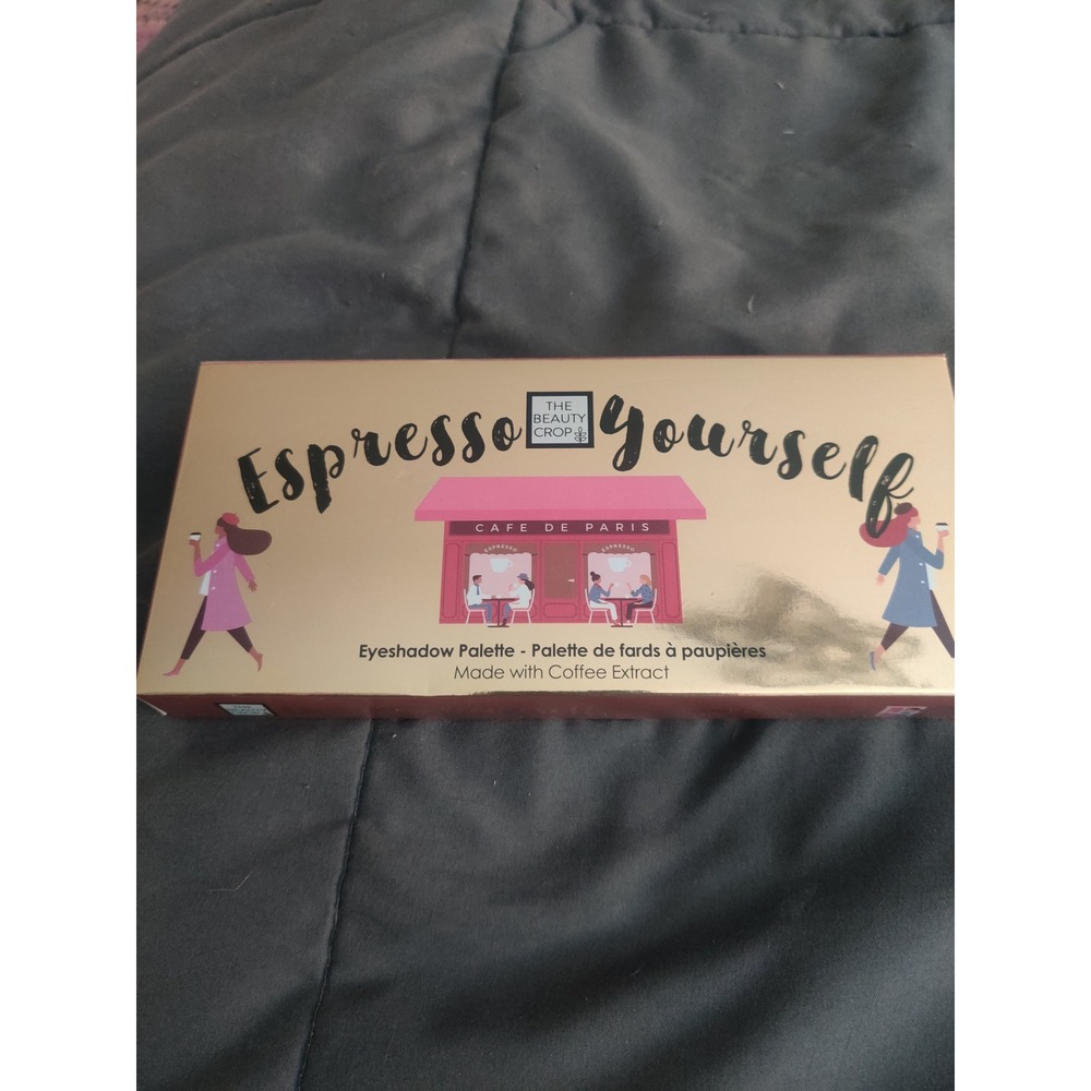 The Beauty Crop Espresso Yourself Eyeshadow Palette 21 Shades Coffee Extract New